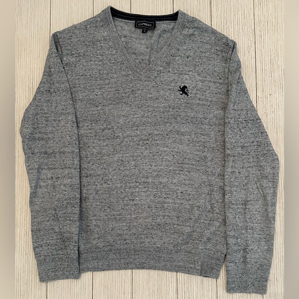 Men’s Express V-Neck Sweater, Medium